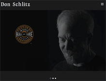 Tablet Screenshot of donschlitz.com